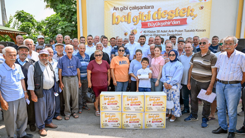 BÜYÜKŞEHİR’İN DESTEKLERİ ÜRETİME BEREKET, YETİŞTİRİCİLERE CAN SUYU OLUYOR