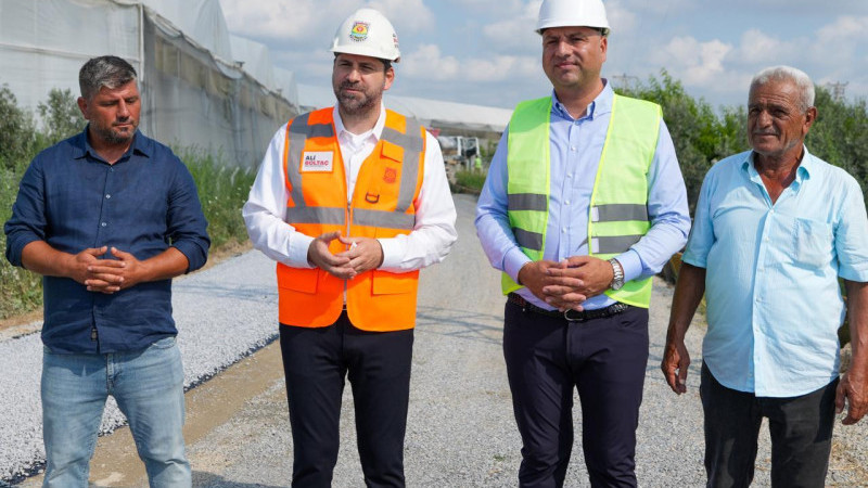 BAŞKAN ALİ BOLTAÇ KIRSAL MAHALLELERDE ÇALIŞMALARI YERİNDE İNCELEDİ