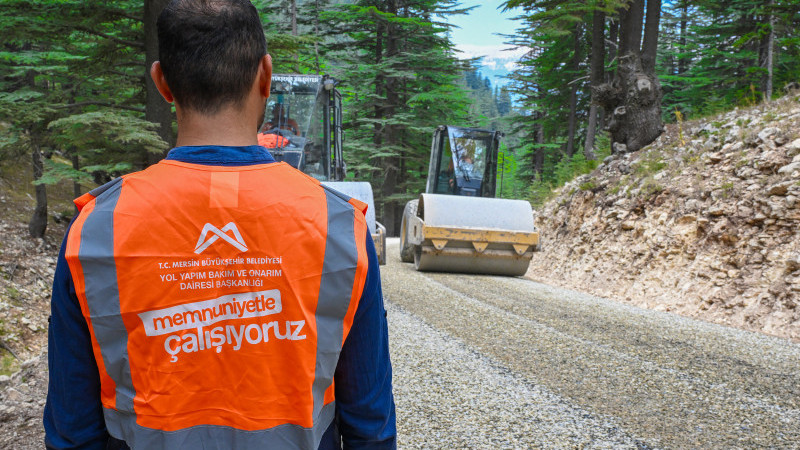 MERSİN BÜYÜKŞEHİR, FINDIKPINARI - ARSLANKÖY ARASINI 18 KM’YE DÜŞÜRDÜ