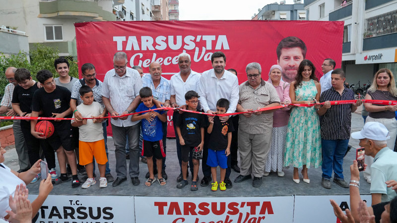 TARSUS BELEDİYESİ’NDEN ANIT MAHALLESİ’NE YENİLENEN BİR YAŞAM ALANI: AZNAKAY PARKI AÇILDI