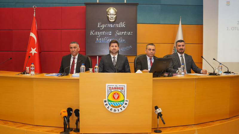 TARSUS BELEDİYE MECLİSİ EKİM AYI 2. BİRLEŞİMİNİ GERÇEKLEŞTİRDİ