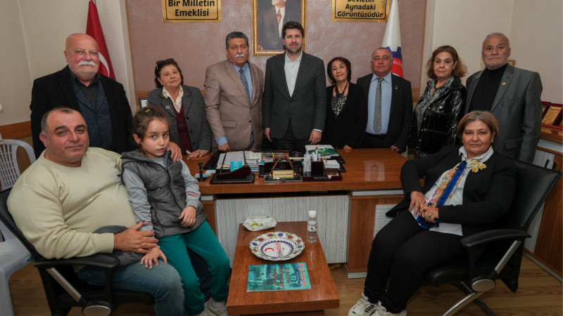 BAŞKAN BOLTAÇ TÜM EMEKLİLER DERNEĞİ TARSUS ŞUBESİ’Nİ ZİYARET ETTİ