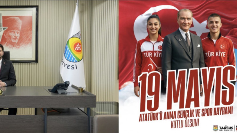 BAŞKAN ALİ BOLTAÇ’TAN, 19 MAYIS ATATÜRK’Ü ANMA, GENÇLİK VE SPOR BAYRAMI MESAJI