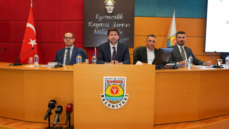TARSUS BELEDİYESİ HAZİRAN AYI OLAĞAN MECLİS TOPLANTISI GERÇEKLEŞTİRİLDİ