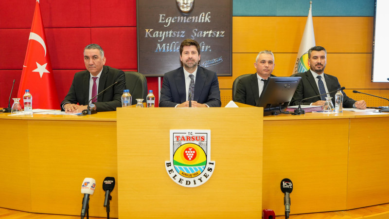 TARSUS BELEDİYE MECLİSİ EYLÜL AYI OLAĞAN TOPLANTISI GERÇEKLEŞTİRİLDİ